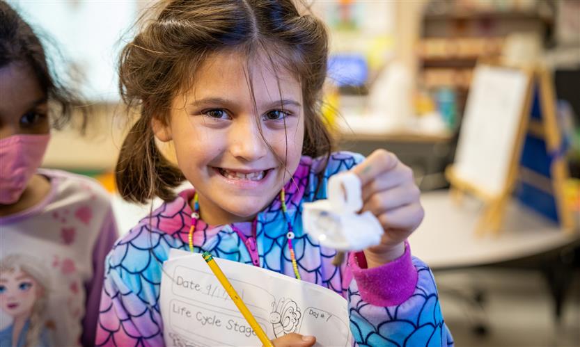 Kenrose Elementary students learn about butterflies